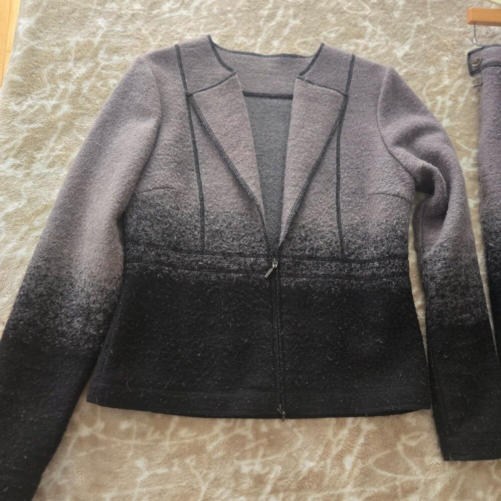 Olsen Europe Wool Blend Suit • Blazer + Skirt • Size US 2 - Picture 5 of 13